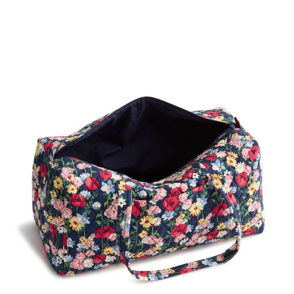 Vera Bradley -  Poppy Meadow Original Duffle Bag - Na Navy Blue - Picture 2 of 2